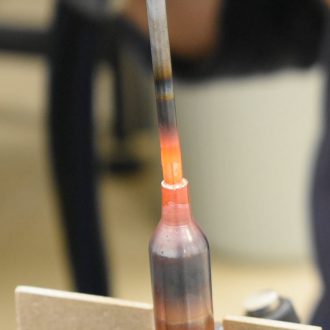 Brasagem de cobre ou latão para aço